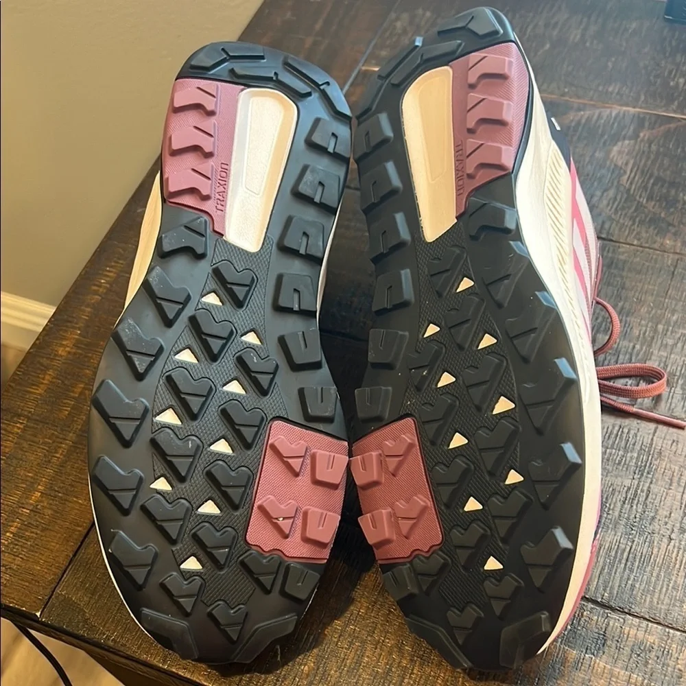 Adidas Terrex Pink and White Athletic Shoes Robust Sole NWOT